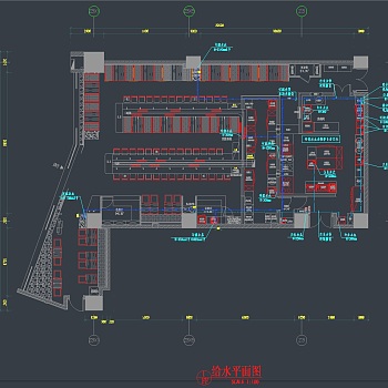 【CAD图纸】风物寿司日式餐厅丨效果图+CAD施工图+水电图+厨房图+实景