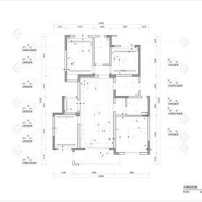 【CAD图纸】四房两厅法式大平层 CAD施工图+效果图