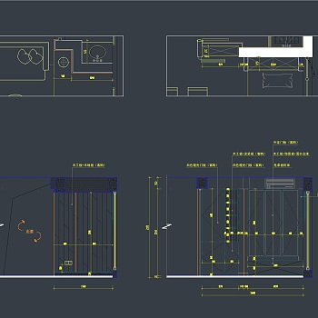 【CAD图纸】两房两厅现代时尚都市 CAD施工图+实景