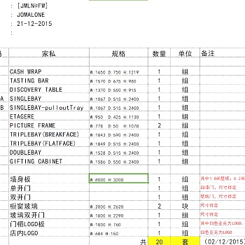 【CAD图纸】英国祖玛珑香水店 效果图+CAD施工图+家具图+软装方案