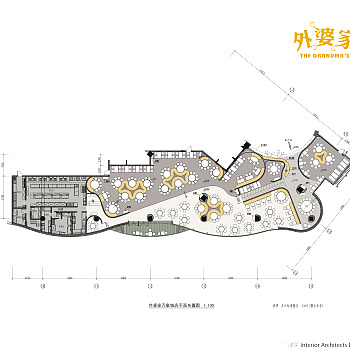 【CAD图纸】外婆家知名杭帮菜连锁餐厅 CAD施工图+效果图+彩平