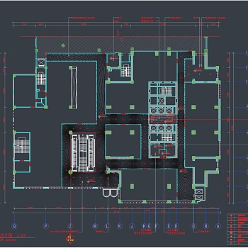 【CAD图纸】红山新世纪餐饮广场公共区域 效果图+CAD施工图