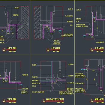 【CAD图纸】汉堡王快餐店丨CAD施工图+效果图