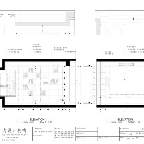 【CAD图纸】四房两厅现代大平层设计 CAD施工图+实景