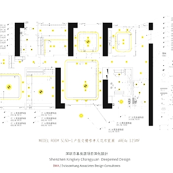 【CAD图纸】深圳标准样板间及入户大堂彩平+效果图+CAD施工图+物料