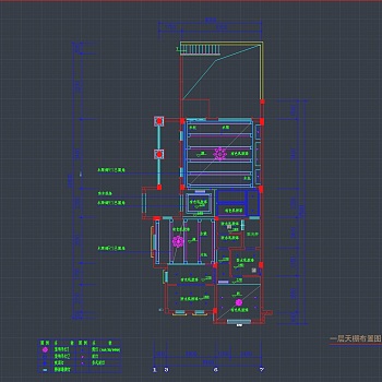 【CAD图纸】棠湖美式风格样板房CAD施工图+效果图