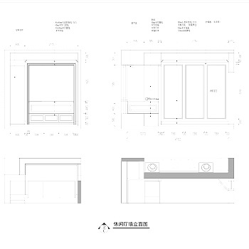 【CAD图纸】三房两厅欧式住宅 CAD施工图+效果图