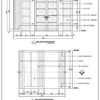 【CAD图纸】新中式三层别墅家居设计 CAD施工图+实景