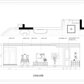 【CAD图纸】五房两厅欧式奢华大平层 CAD施工图+效果图