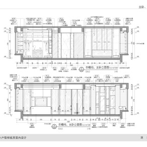 【CAD图纸】三亚悦晟现代样板房 CAD施工图+彩平图+物料清单+效果图