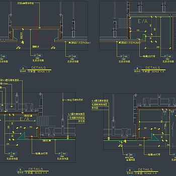 【CAD图纸】175㎡现代样板间 CAD施工图+效果图+实景