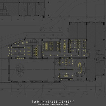 【CAD图纸】广州华润天合销售中心设计丨彩平图+效果图+CAD施工图+建筑图