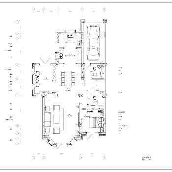 【CAD图纸】欧式小清晰别墅设计 CAD施工图+效果图