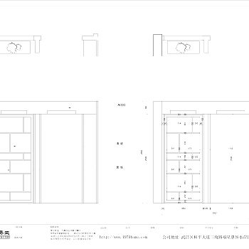 【CAD图纸】三房两厅现代设计家装 CAD施工图+实景