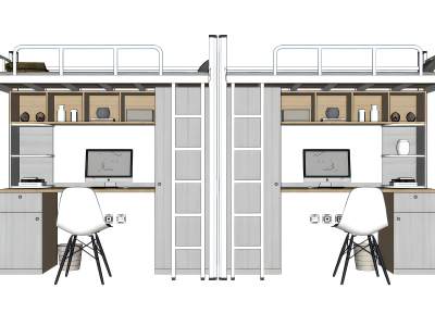 现代宿舍上下床
