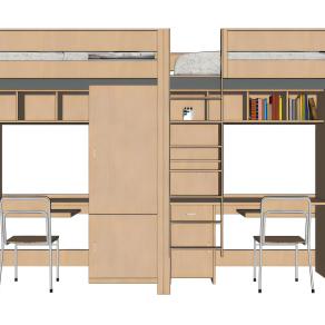 现代宿舍上下床