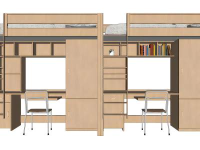 现代宿舍上下床