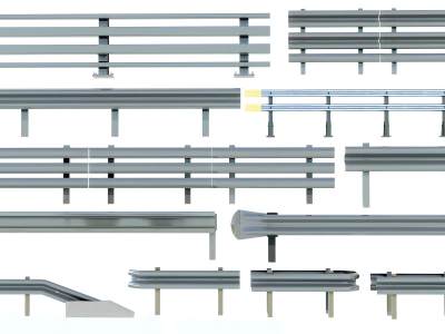 现代道路护栏