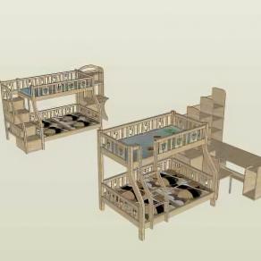 现代儿童上下床