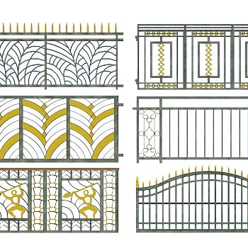 现代铁艺栏杆