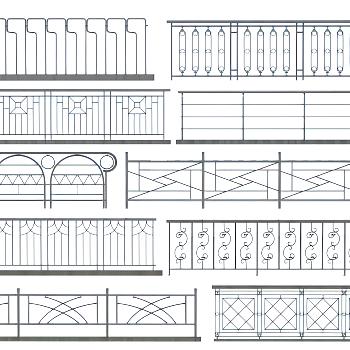 现代铁艺栏杆