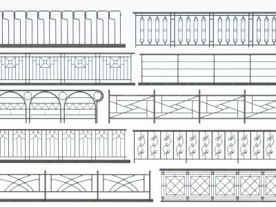 现代铁艺栏杆