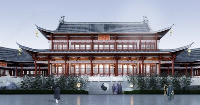 中式寺庙建筑