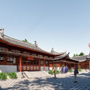 中式寺庙建筑