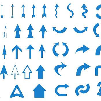 【免扣素材】PSD常用箭头