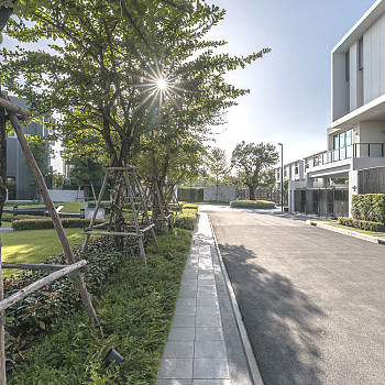 【高清贴图】住宅小区景观庭院原来白天户外景观窗口