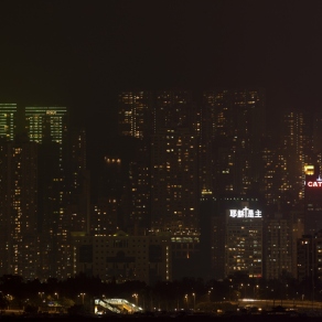 高品质夜景玻璃橱窗贴图