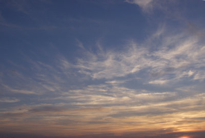 天空外景黄昏