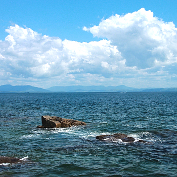 海岸线天空外景