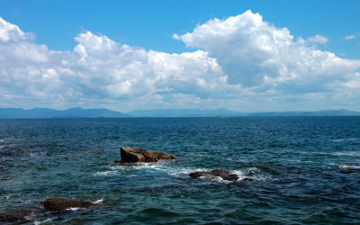 海岸线天空外景