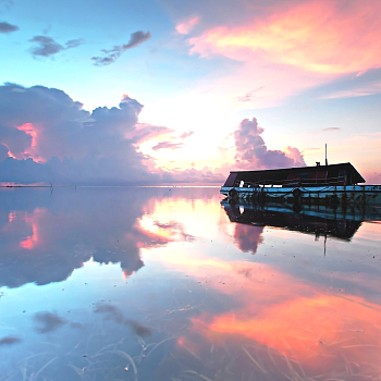 海岸线天空外景