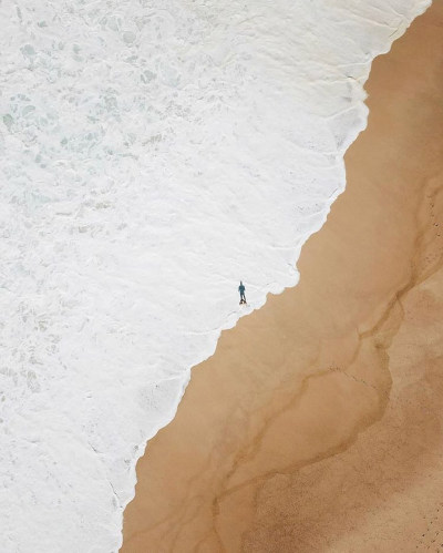 现代海景抽象装饰画贴图