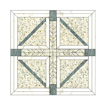 方形石材拼花