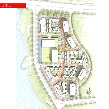 成都滨湖湾综合体多层住宅商业群酒店建筑设计方案