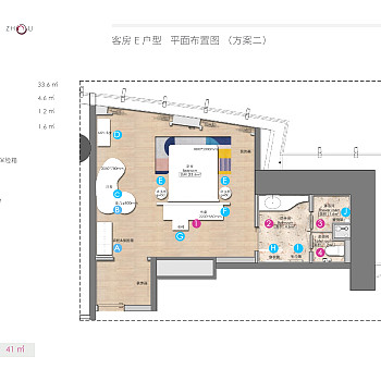 朱周设计·兰州雅高美居酒店客房样板间PPT设计方案