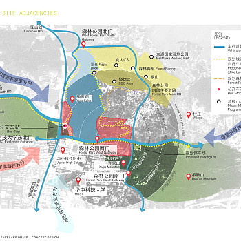 武汉东湖绿道二期森林公园西门景观方案