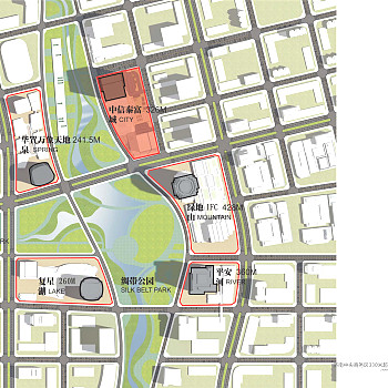 济南CBD超高层综合体建筑群规划建筑方案