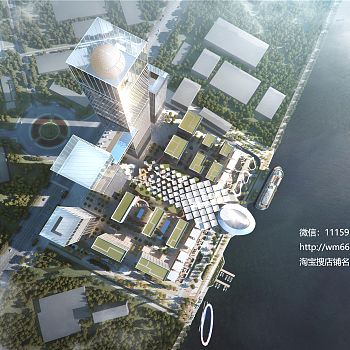 粤港澳大湾区华润滨海超高层综合体建筑方案