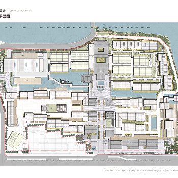 苏州竹辉饭店中式酒店建筑规划设计