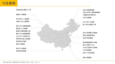 西安交通大学第一附属医院国际陆港医院PPT设计方案