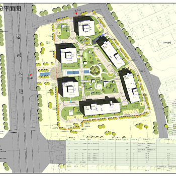 香河大运河孔雀城嘉华商业居住建筑方案文本