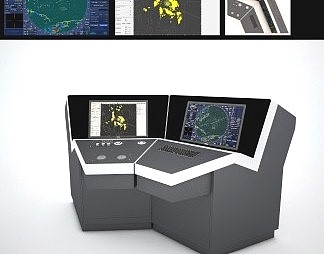 现代控制台3D模型下载