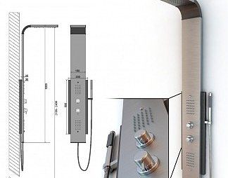 现代花洒3D模型下载