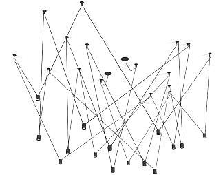 现代异形吊灯3D模型下载