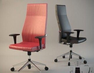 现代办公椅3D模型下载