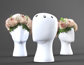 现代花瓶3D模型下载